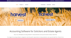 Desktop Screenshot of harvestsoftware.ie