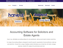 Tablet Screenshot of harvestsoftware.ie